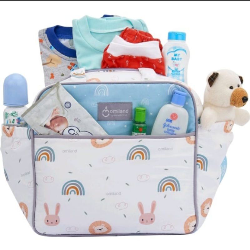 Omiland tas bayi rainbow series small/medium/big size