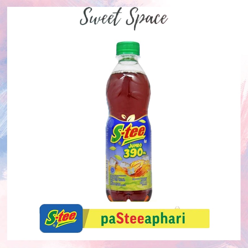 S-TEE JUMBO MINUMAN TEH KEMASAN BOTOL 390ML [SWEETSPACE]