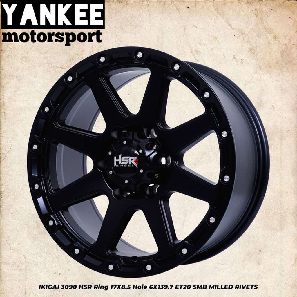 Velg Mobil Pajero, Fortuner Ring 17 HSR IKIGAI