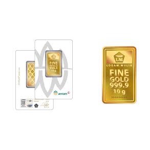 LogamEmasAntam10Gram24Karat99.99%100Asli
