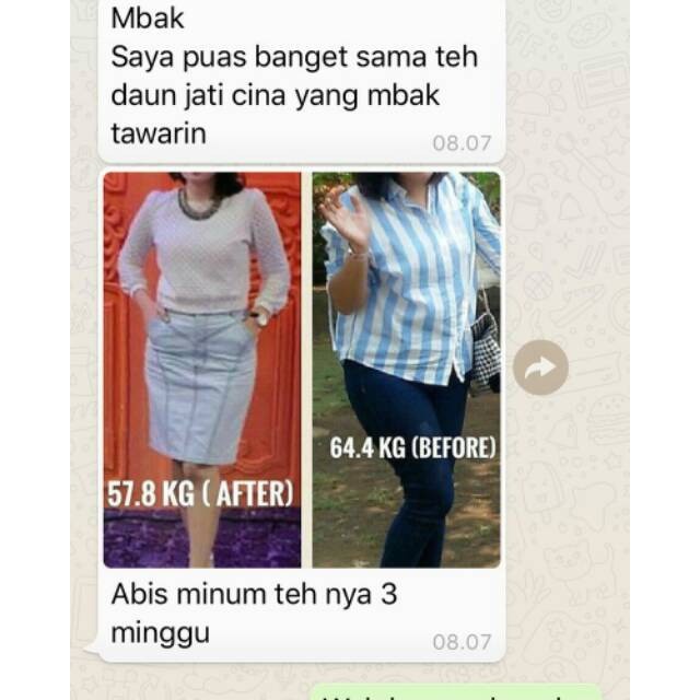 

Teh daun jati cina / teh peluntur lemak