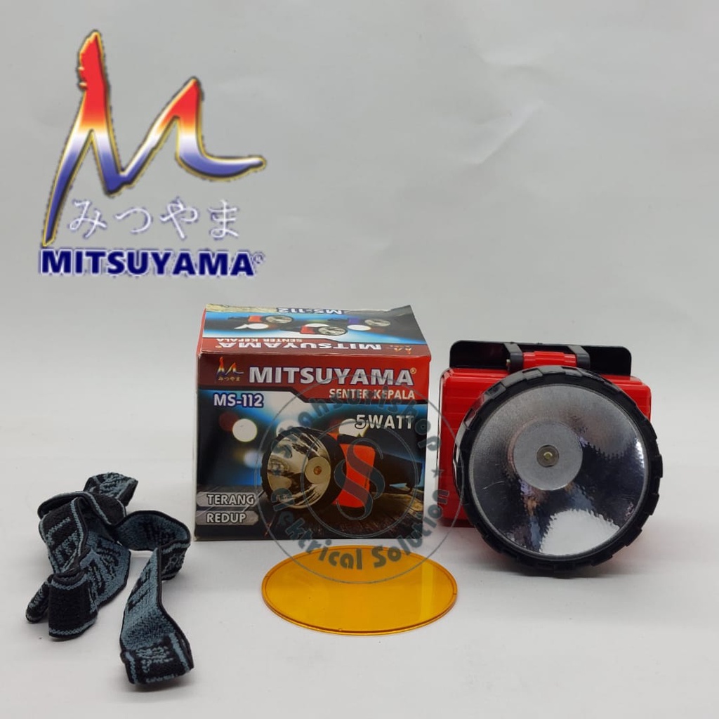 MITSUYAMA SENTER KEPALA LED 5 WATT MS-112 + LENSA KUNING