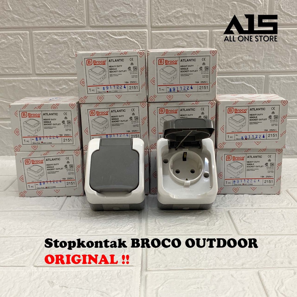 Stopkontak ATLANTIC BROCO outdoor / Stopkontak BROCO 2151