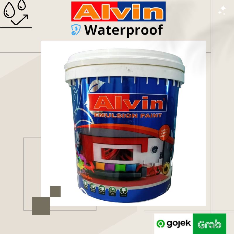 Cat Tembok Alvin Waterproof Pail