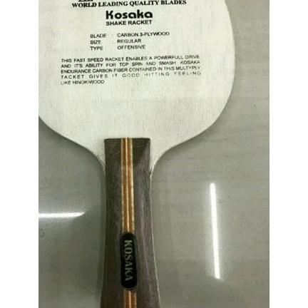 kayu bet tenis meja pingpong blade pingpong carbon kosaka original