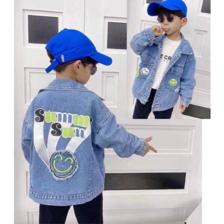 Jaket levis import anak laki - laki 3-7 thn