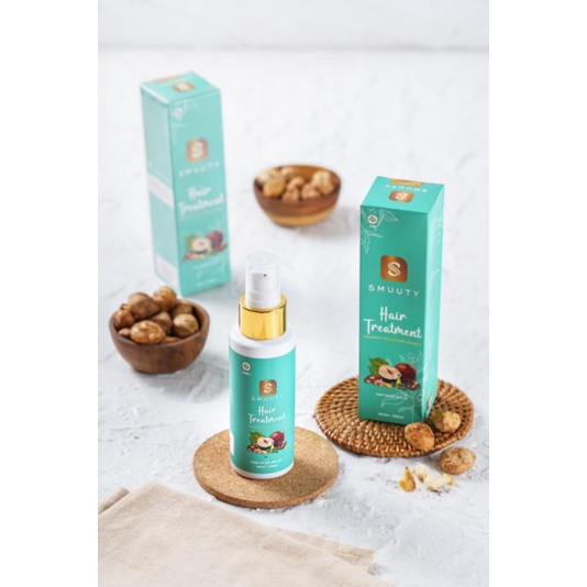 Smuuty Hair Treatment Obat Penghilang Uban - PerawataRambut Rontok/Kusam/Rusak - Pencegahan Botak di