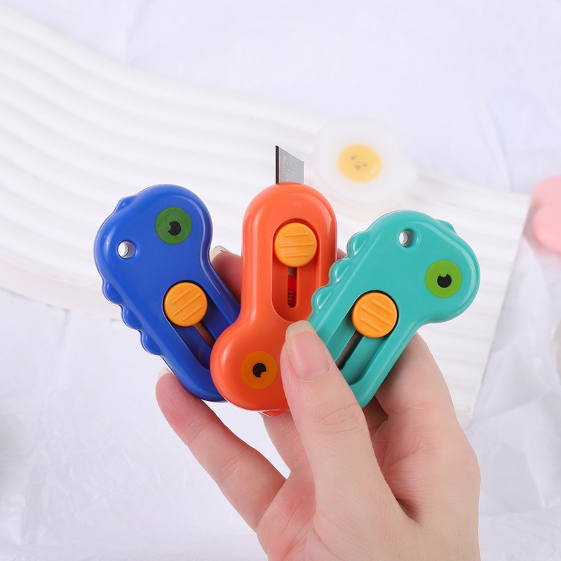 Cutter Mini Cute Dinosaurus Untuk Unboxing Silet Kecil Import