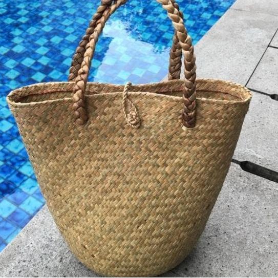 Tas Purun Oval Tali Eceng Gondok, Tas Enceng Gondok, Tas Anyam Rotan