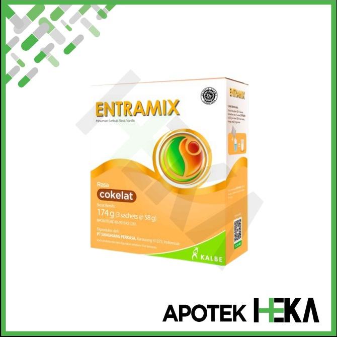 

Entramix Vanila/Coklat 185 gram - Nutrisi Lengkap Dewasa