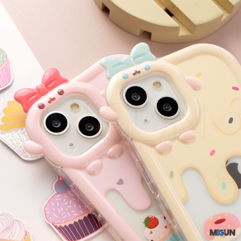 Cute! Butter Cream Case - Case for iPhone 7+ 8+ X XS XR XSMAX 11 12 13 MINI PRO PROMAX 14 14PLUS 14PRO 14PROMAX