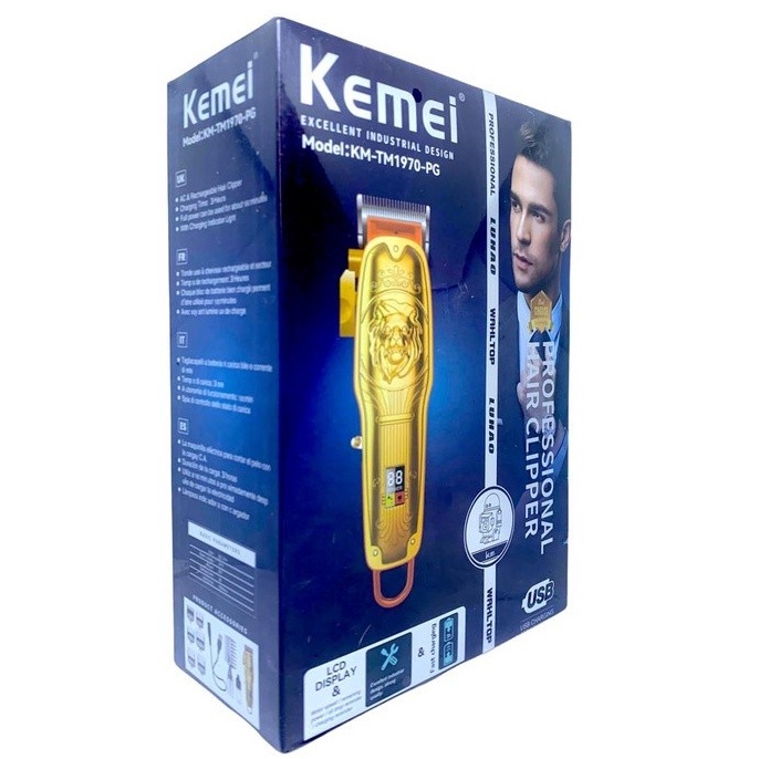 COD Alat Cukur Rambut KEMEI KM TM-1970 pg hair clipper Professional / Mesin Cukur Rambut Kemei TM 1970PG / Cukuran Rambut Kemei KM-1970