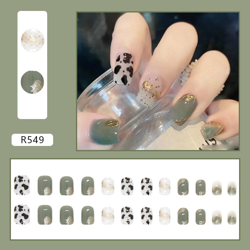 COCO MAMA Kuku Palsu Murah Nail Art/ Kuku Palsu Pengantin/ Fake Nail Stickers Make Over/ Fake Nails