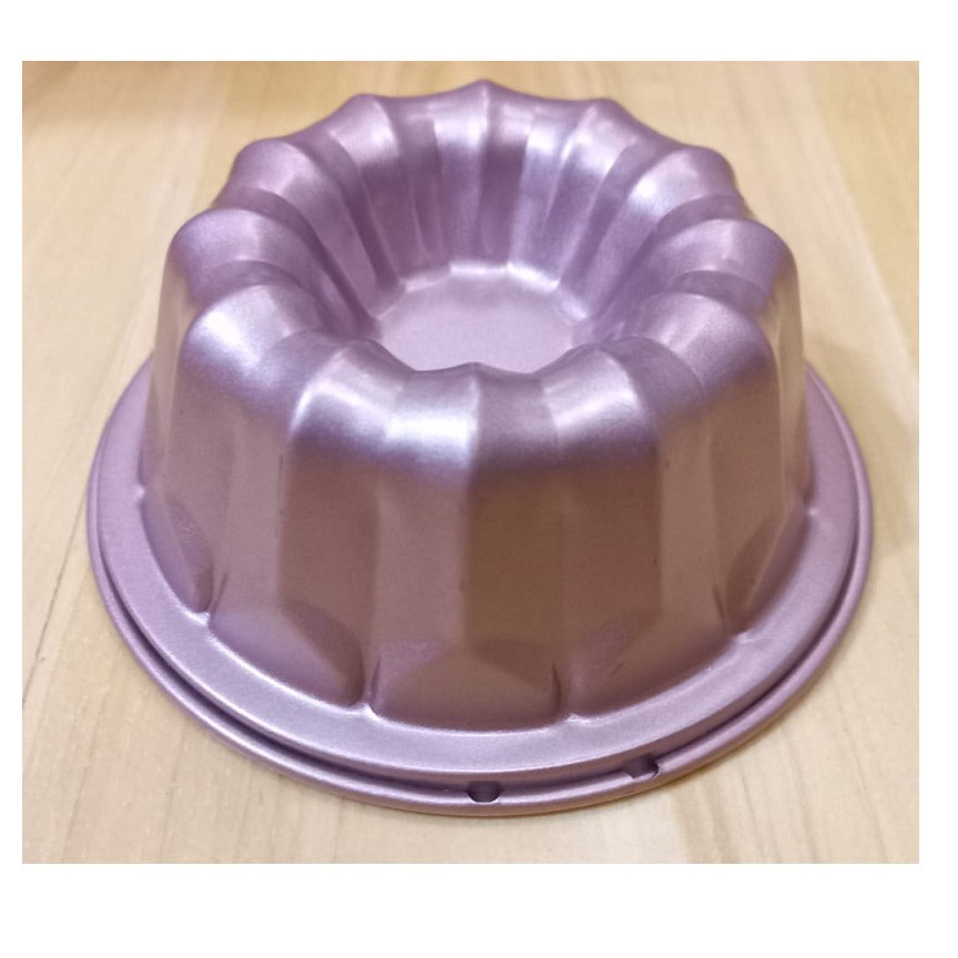 Cypruz AK-0994 Loyang Mini Bundt Pan Rose Gold 13.7 x 11.6 x 3.1 cm