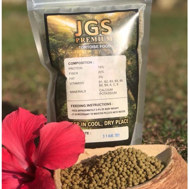 JGS Premium Tortoise Food [ BABY BITES ] 250 gram