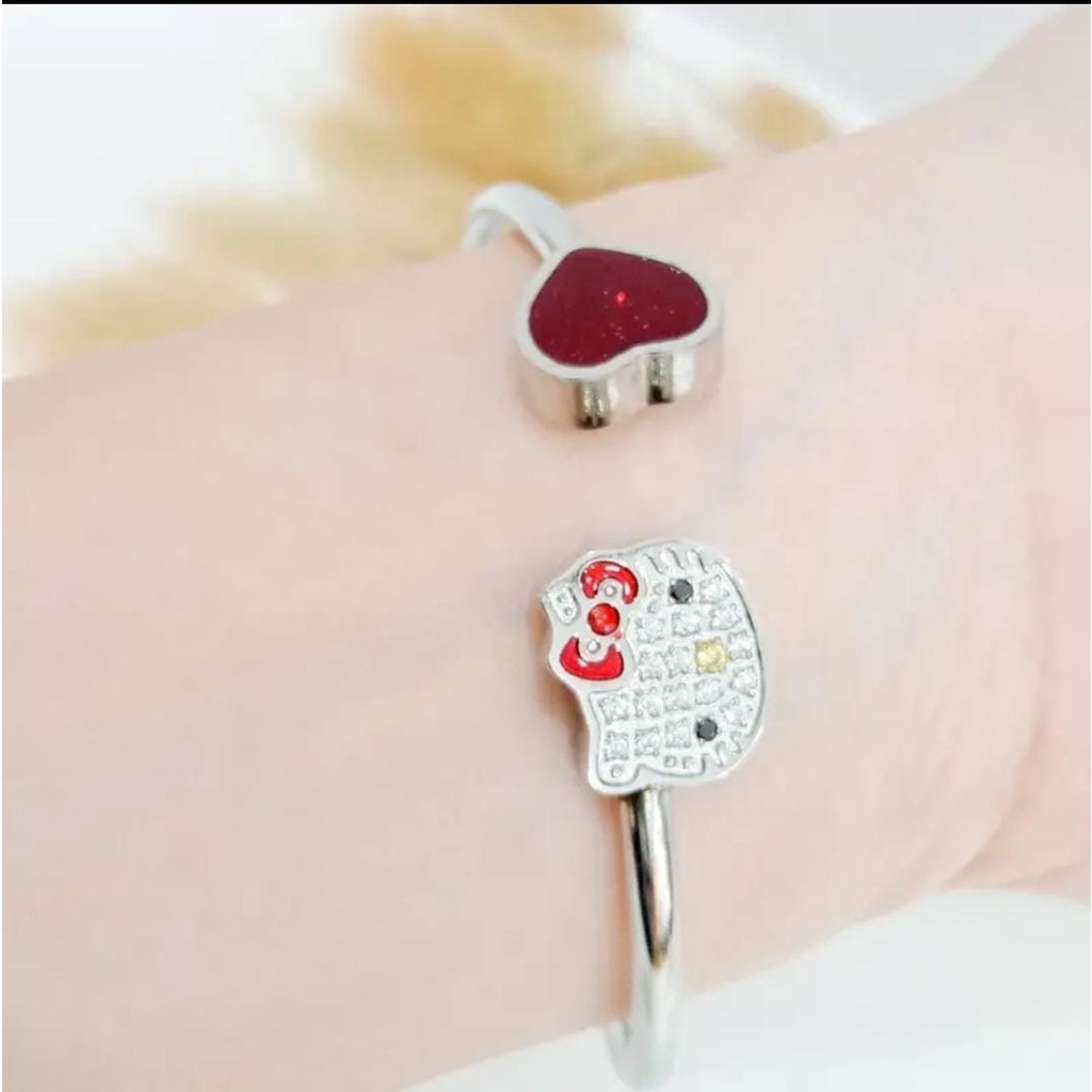 Gelang Kesehatan Wanita Titanium.Hello Kitty