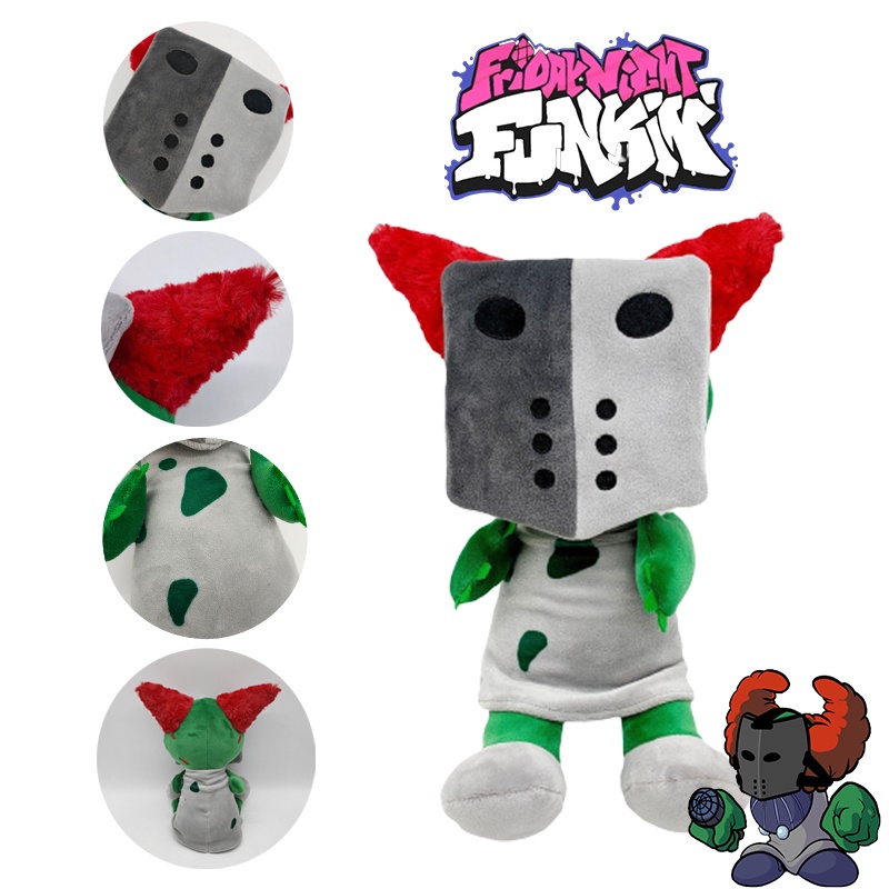 Delightful Fnf Tricky Mainan Mewah Badut Jumatan Malam Funkin Boneka Lembut Xmas Hadiah Untuk Anak-Anak