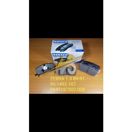 BRAKE PAD KAMPAS REM DEPAN ZEBRA 1.3CC