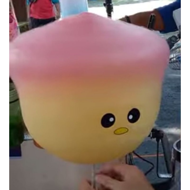 STIKER ARUMANIS GULALI COTTON CANDY KARAKTER JAMUR