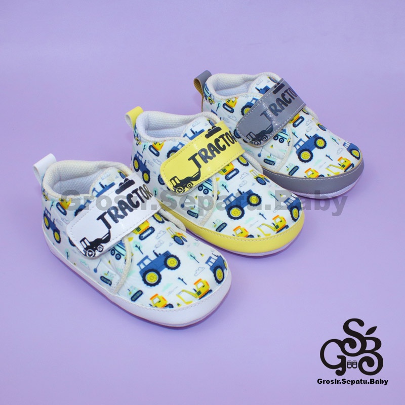 prewalker sepatu bayi laki laki perempuan umur 2 - 12 bulan model casual TRUCKTOR ringan &amp; fleksibel