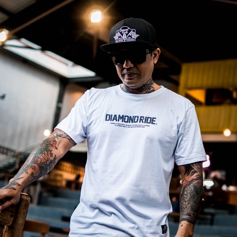 Tshirt Diamond Ride White Promise To Drive