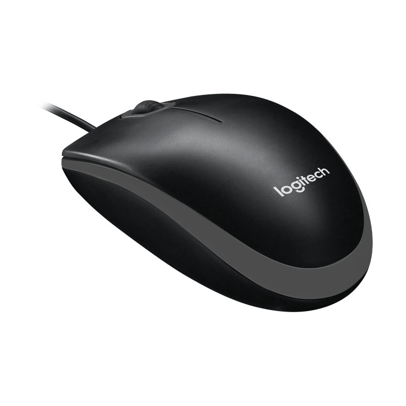 LOGITECH OPTICAL MOUSE B100 MOUSE HITAM MOUSE USB PAKAI KABEL MOUSE MURAH - ACC KOMPUTER LAPTOP MURAH