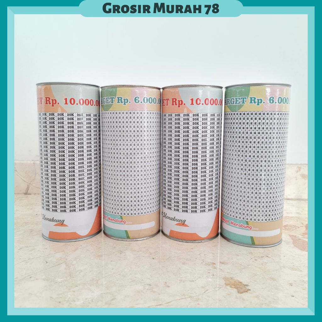 Jual Celengan Target Ready Jumbo Besar / Celengan Target Viral Jumbo