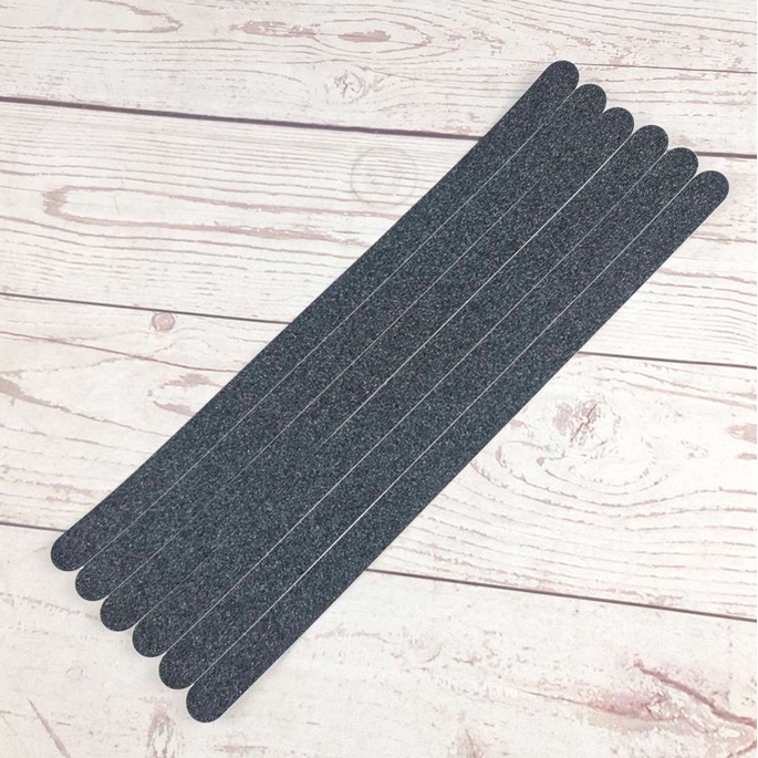 Stiker Anti Slip Lantai Kamar Mandi -Sticker  Anti licin  Shower Strips 20x380mm 6 PCS - TT-19 - Black- OMHZYLBK