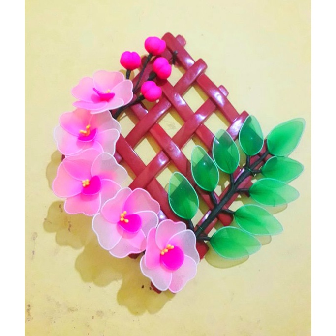 bunga hias stoking/bunga dinding/bunga tempel