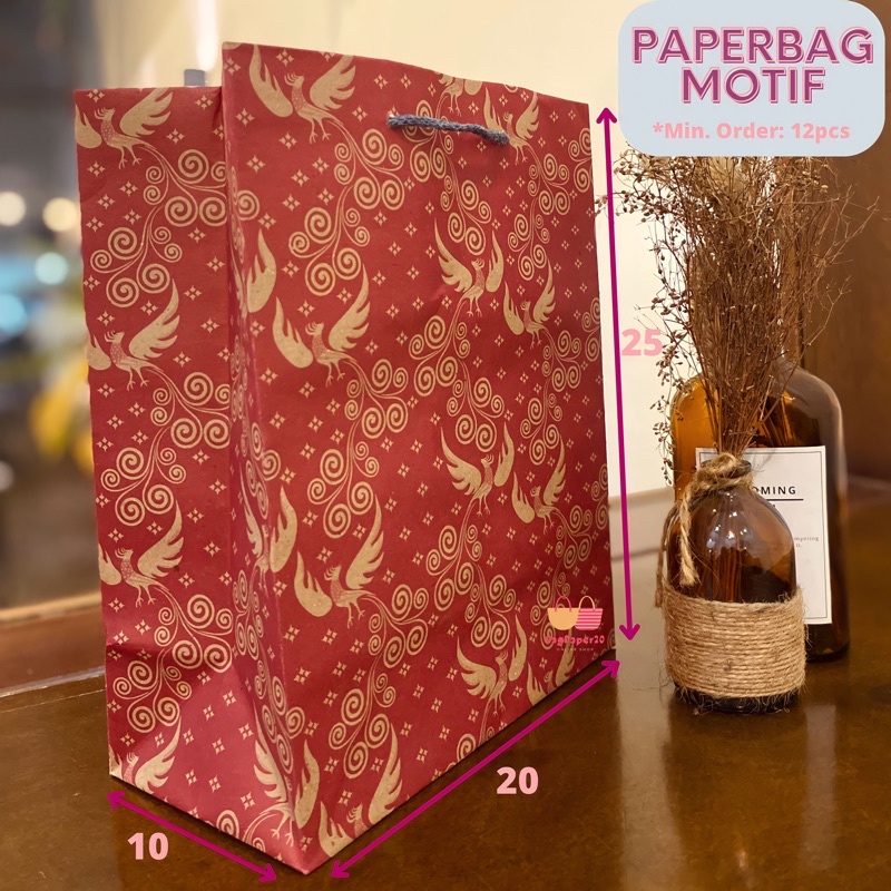 

Paperbag(MM) ukuran 20x10x25cm(R6)