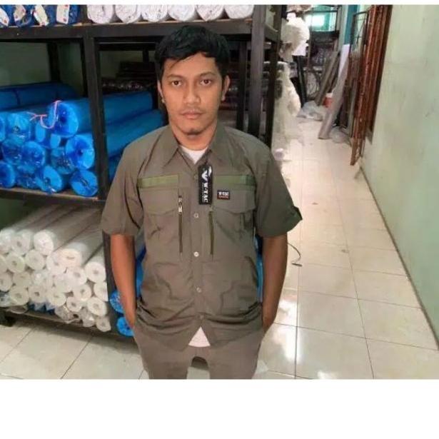 Kemeja PDL Lapangan Tactical Lengan Pendek Outdoor Baju Taktikal Pdh - Cream, XS