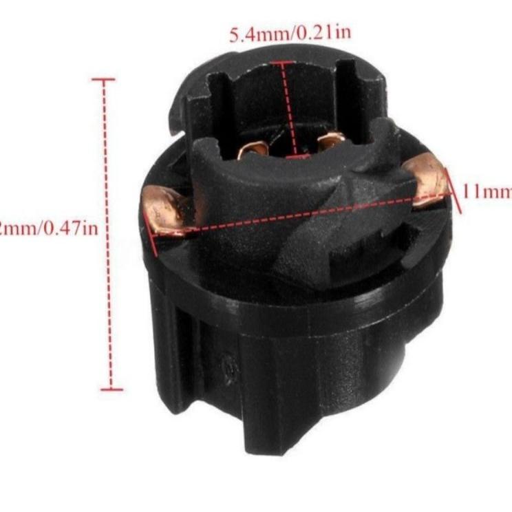 ㄴ Socket Soket Fitting Fiting Pitting Piting Lampu Panel Spedo Spedometer T5 ㆈ