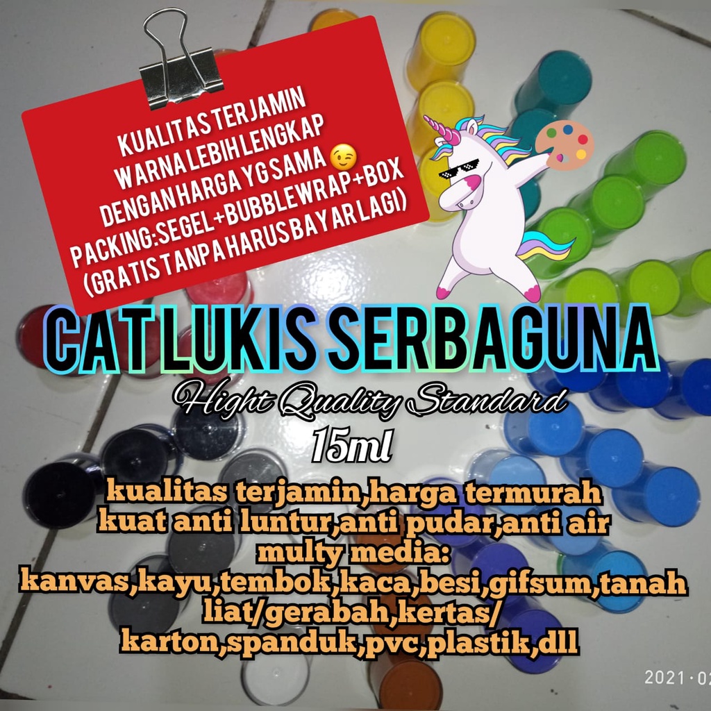 

cat lukis acrilik 20ml