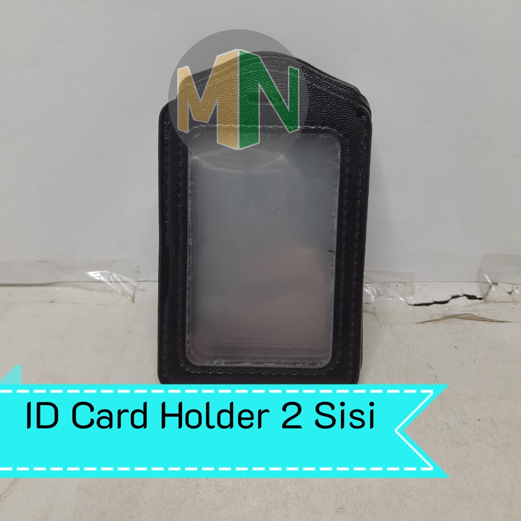 

Casing ID Card Holder Kulit 2 Sisi