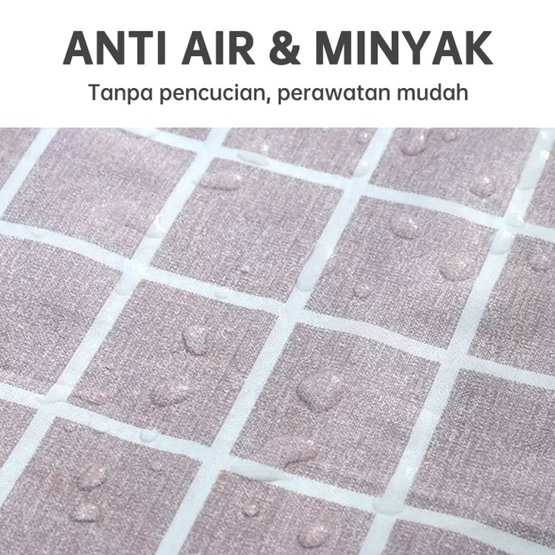 Taplak Meja / Anti Air Motif  Taplak Meja Makan Kotak Besar Ruang Tamu Anti Air Premium Bahan Peva