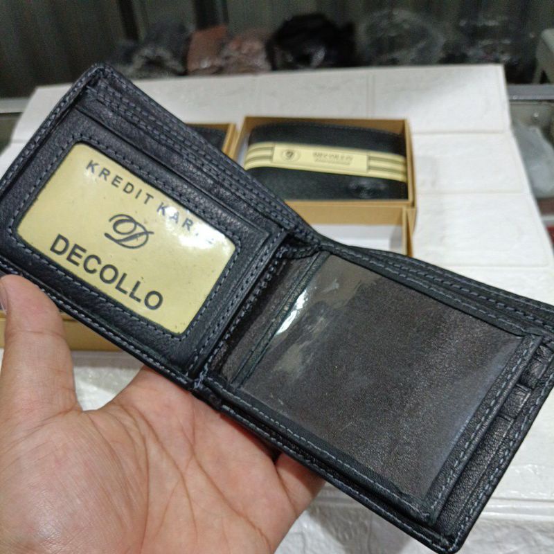 [PJC] Dompet Kulit Asli Garut DECOLLO Internasional || Dompet Cowok Kulit Asli Handmade Laki Laki