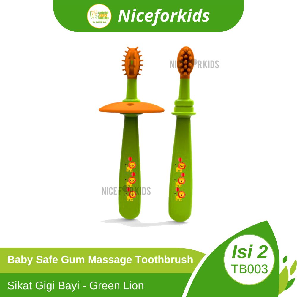 Baby Safe Gum Massage &amp; Toothbrush (TB003) / Sikat Gigi Bayi