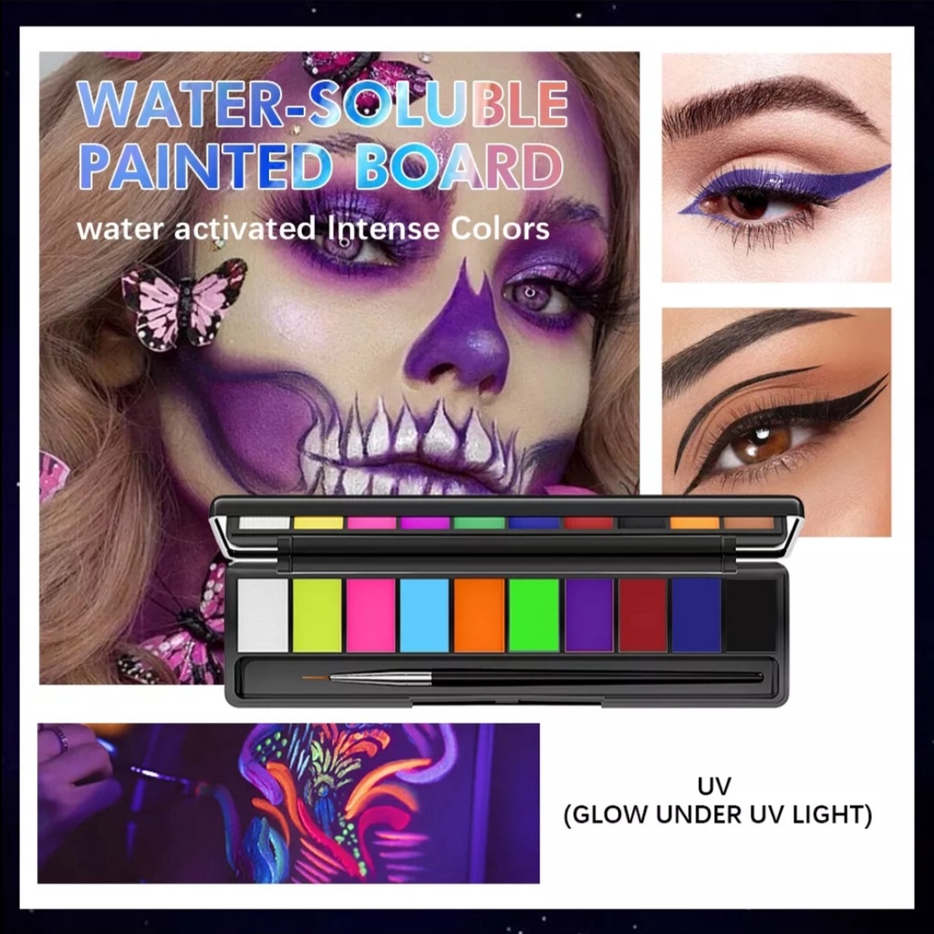10 Colors Body Face Paint Water-Based Make Up Art performance