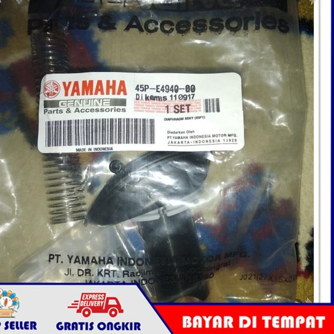 ORIGINAL YGP Karet Vakum Vacum Jarum Skep Per Assy Karburator Yamaha Byson 45P 21C Karbu