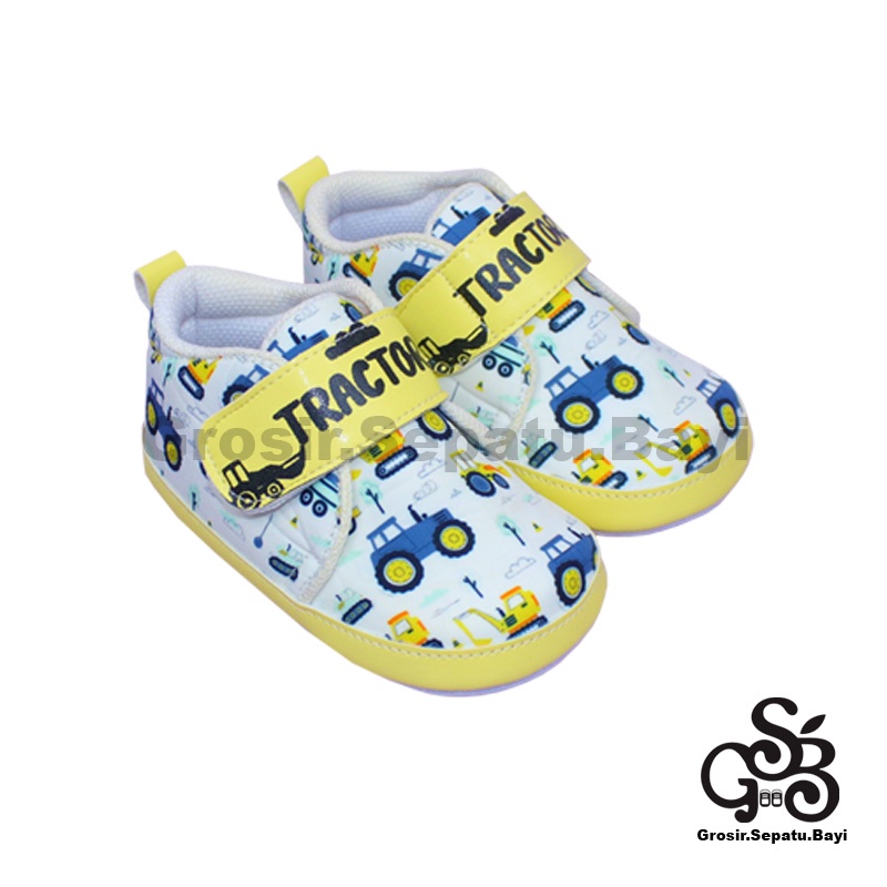 sepatu bayi baby shoes prewalker laki laki perempuan umur 2 - 12 bulan model TRUCKTOR ringan &amp; fleksibel