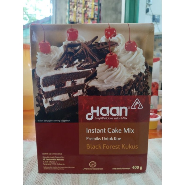 

haan instant cake mix