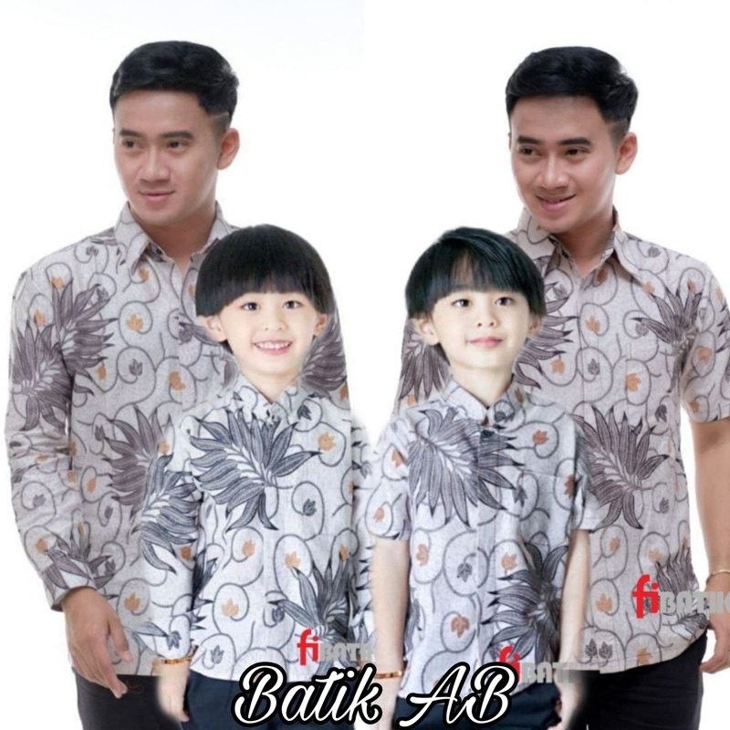 BATIK COUPLE SWEET / COUPLE BATIK AYAH DAN ANAK COWOK / BATIK COUPLE TERLARIS