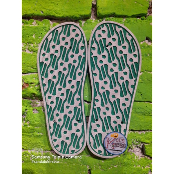 Batik Sandal swallow ukir (bisa request motif)