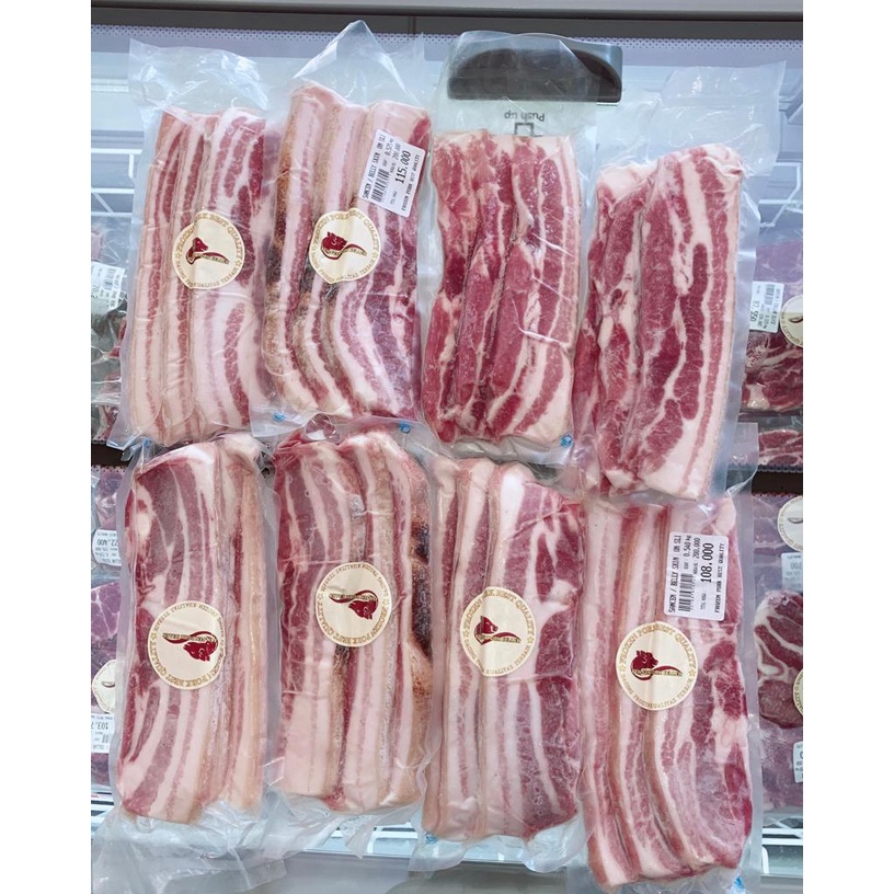 

PORK BELLY SLICE 5MM SKIN ON / SAMCAN SLICE MESIN