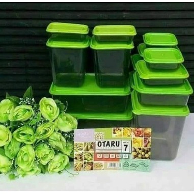 Tempat Makanan Calista Otaru Smoke Set 7x2 (isi 14pcs)