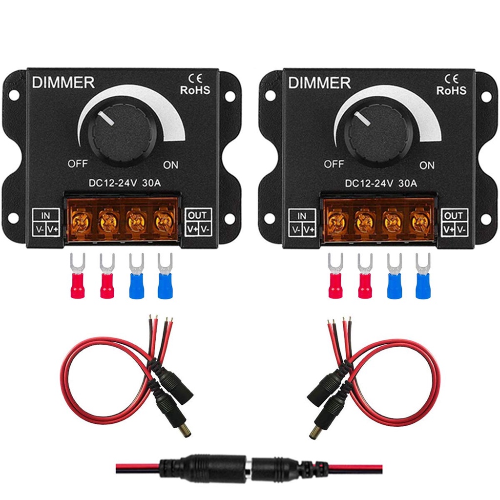 LED Single Colour DIMMER DC 12V 24V 30A Pengatur Kecerahan Led Strip Brightness Adjuster