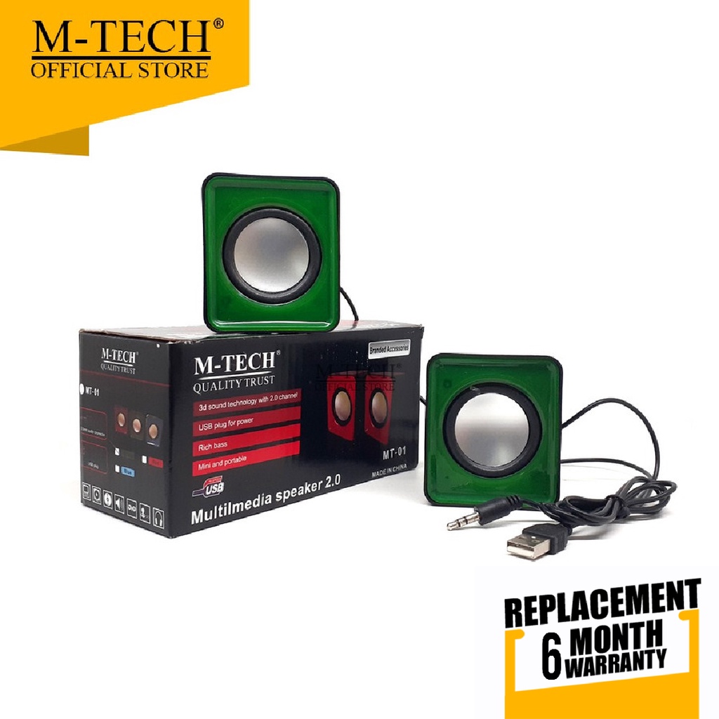 Speaker M-Tech Original Multimedia PC Komputer Laptop MT-01