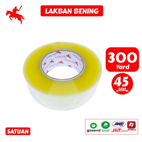 

Lakban OPP Tape / Lakban Bening KSATRIA Tape 300 Yard