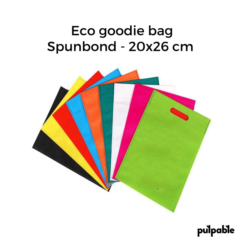 

eco friendly goodie bag plong / spunbond plong 20x26 cm