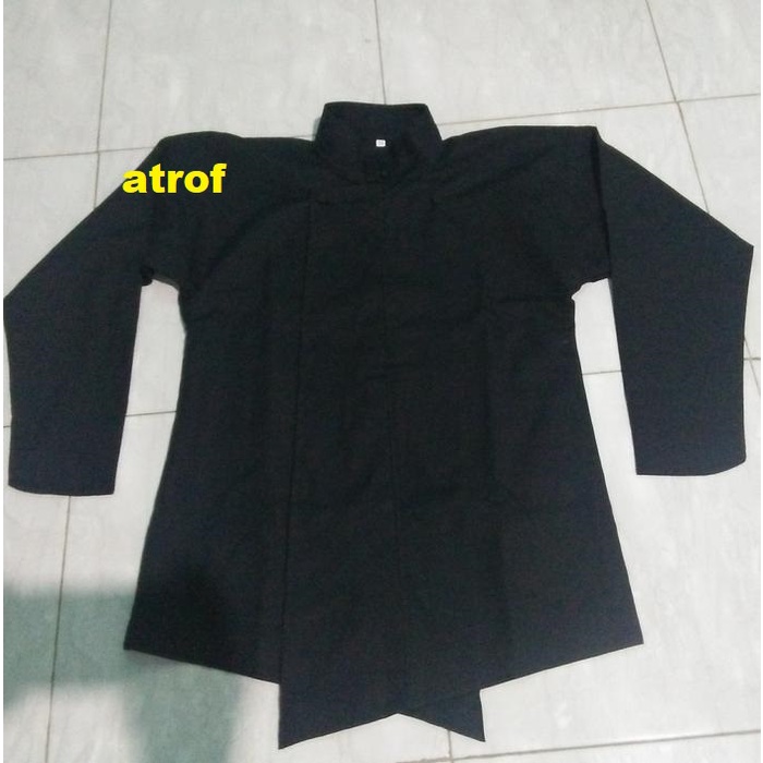 Baju Surjan Hitam Polos Pria Dewasa / Baju adat jawa